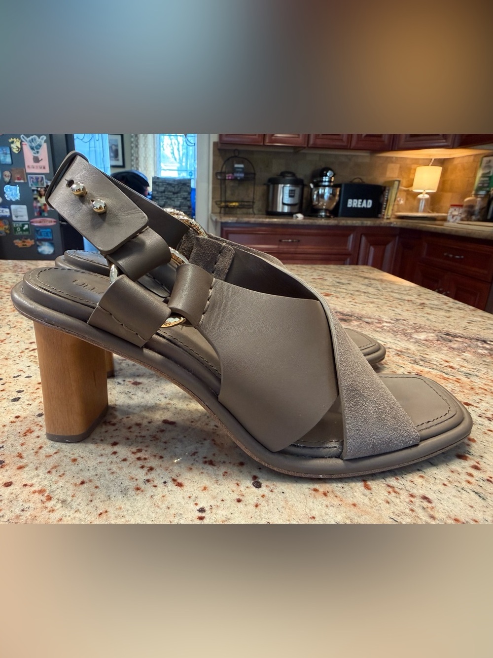 Ulla Johnson Filippa High Heel Sandal Women’s Size 39/US 8-8.5 Beige NEW READ - Picture 2 of 13